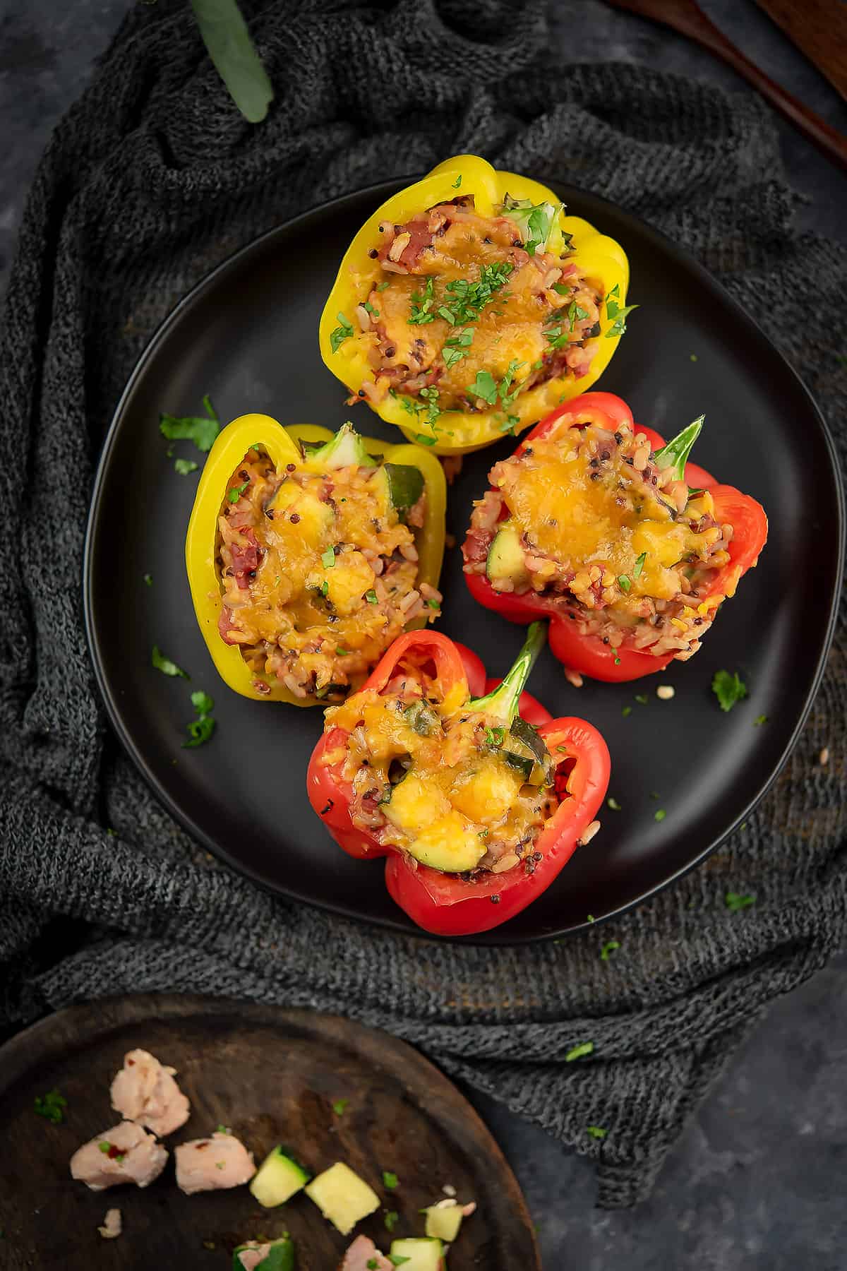 Salmon Stuffed Peppers