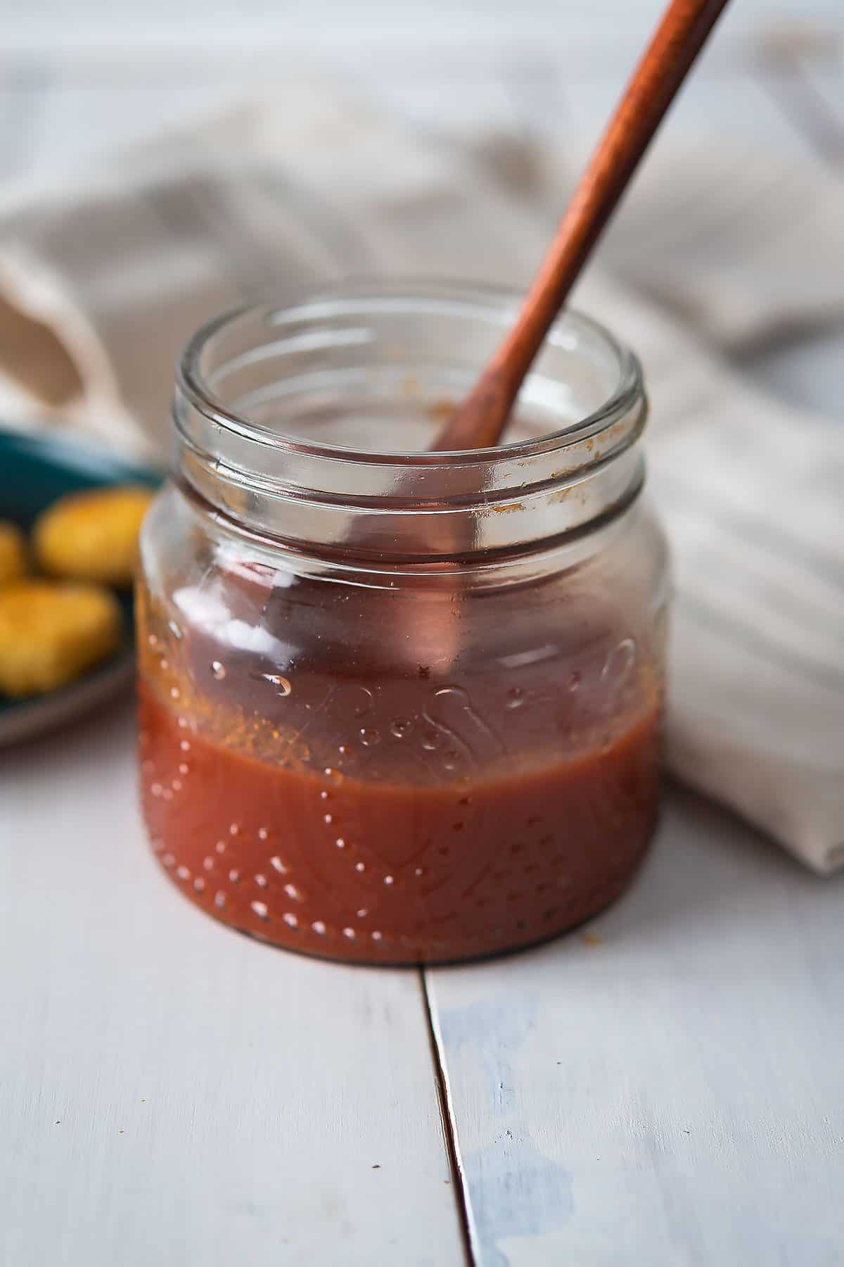 red ranch sauce in a bottle