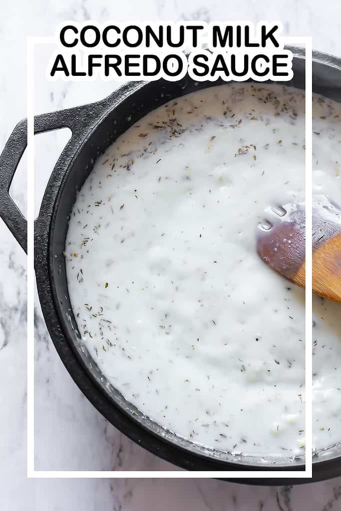 coconut milk alfredo sauce