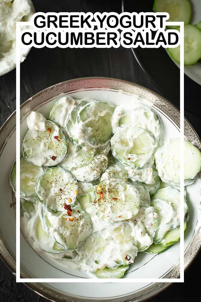 Greek yogurt cucumber salad recipe