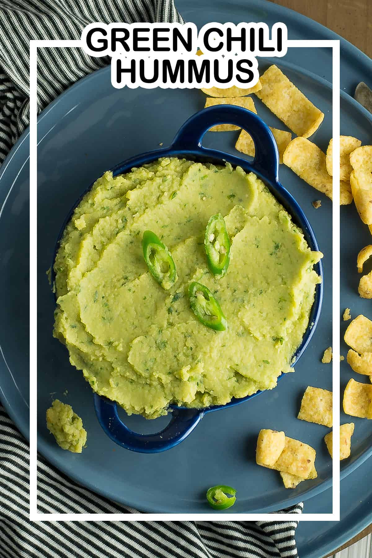 Green chili hummus Pepper Bowl