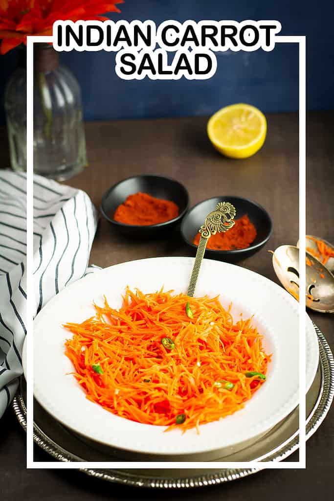 Indian carrot salad recipe