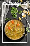 Indian vegetable soup recipe