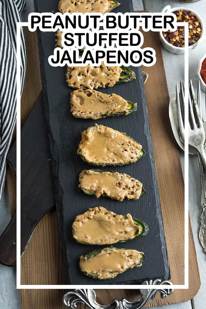 PEANUT BUTTER STUFFED JALAPENOS