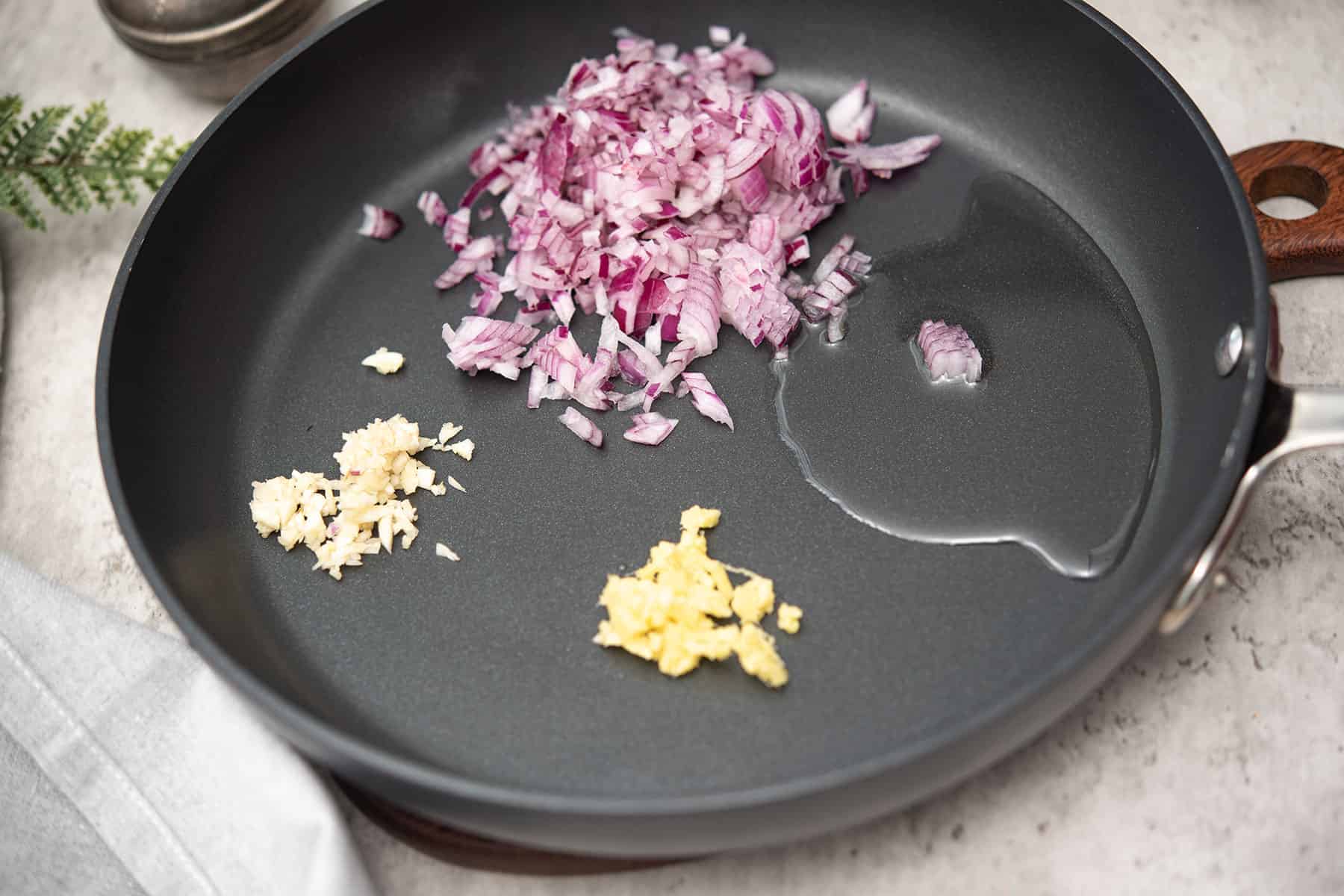 sauteing for almond milk curry