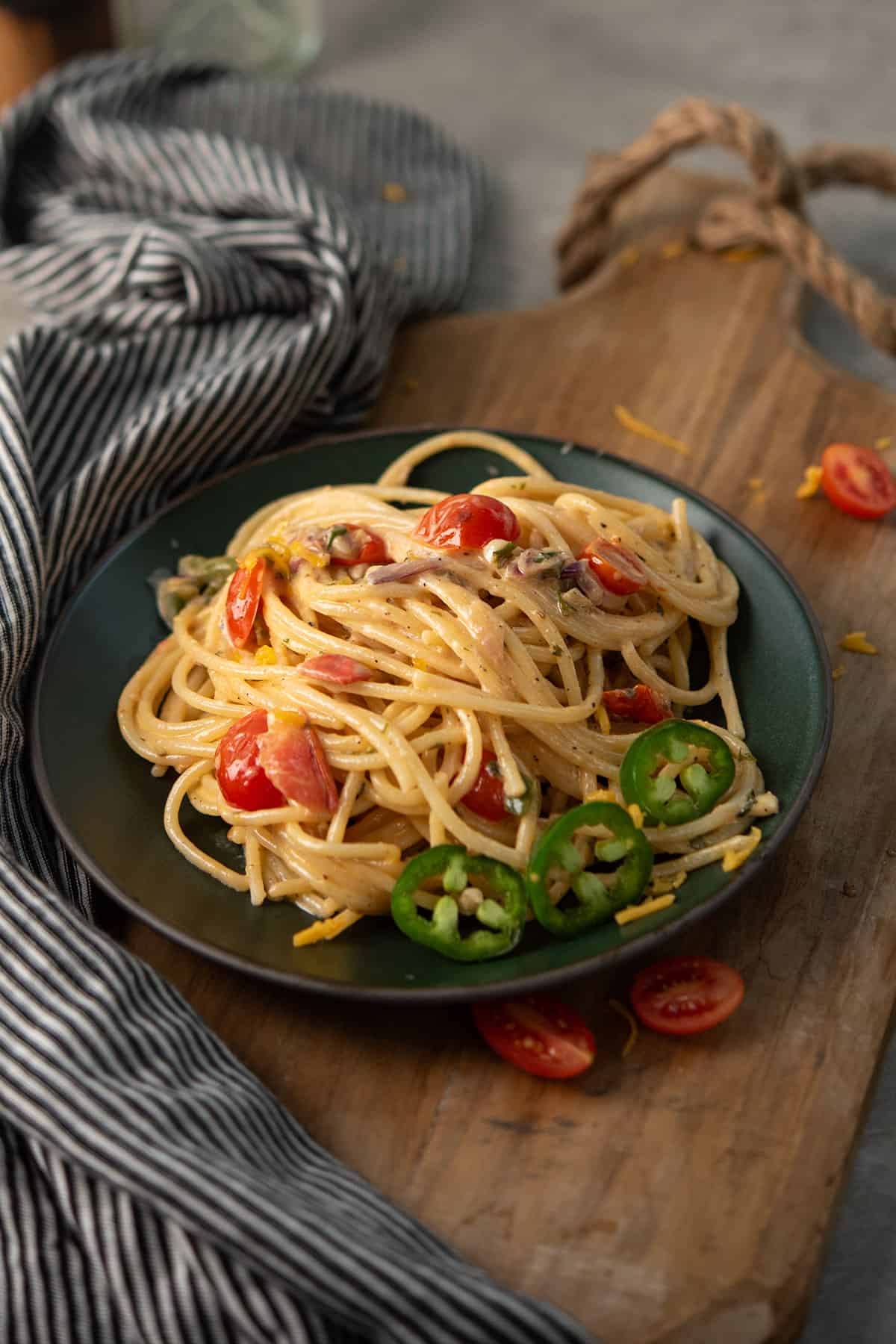 best spicy spaghetti flavored with jalapeno peppers