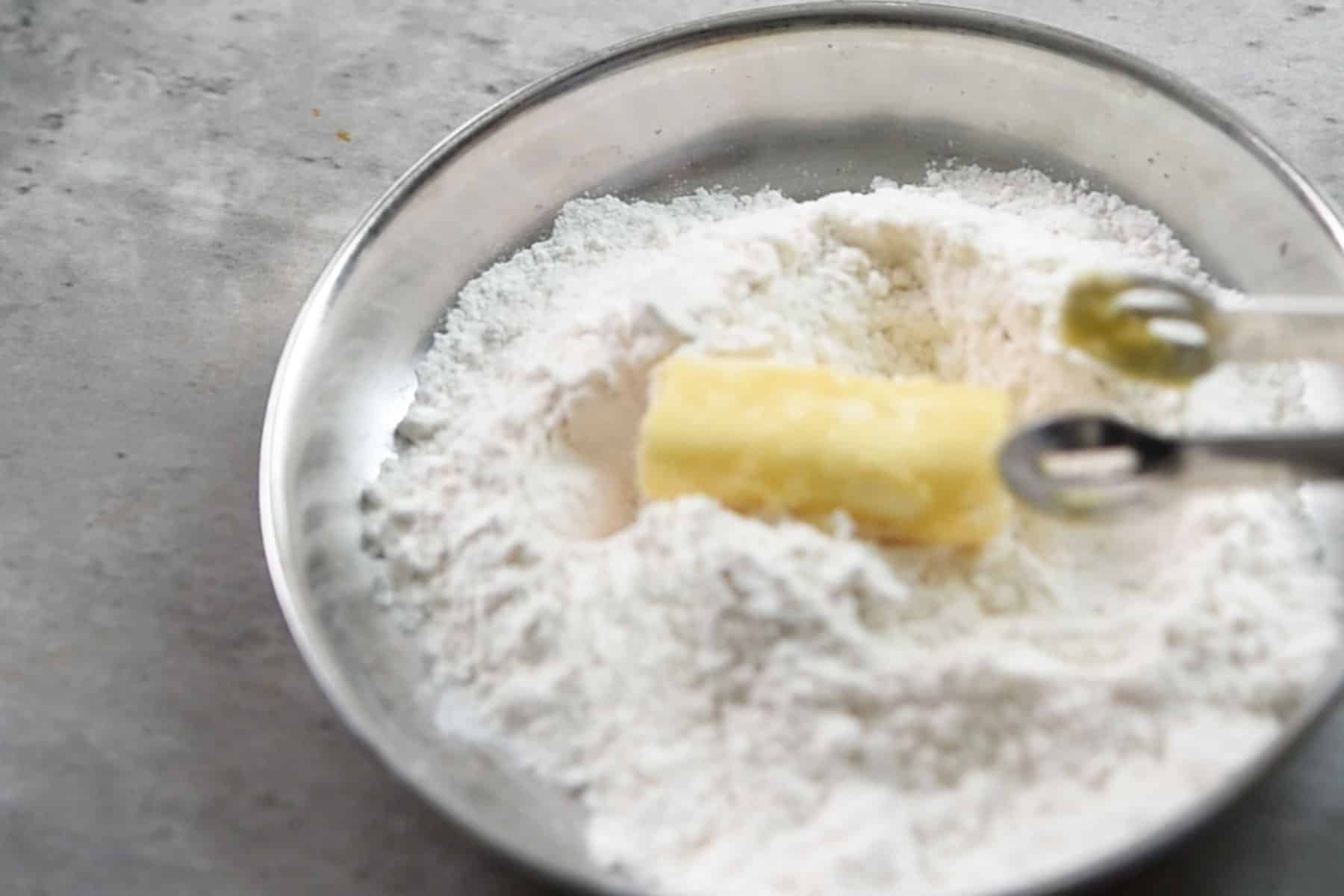 step 3: dip in the flour