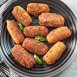 jalapeno cheese sticks in a plate