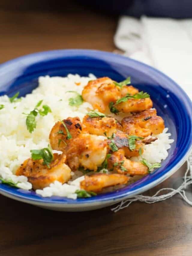 Hawaiian spicy garlic shrimp Pepper Bowl