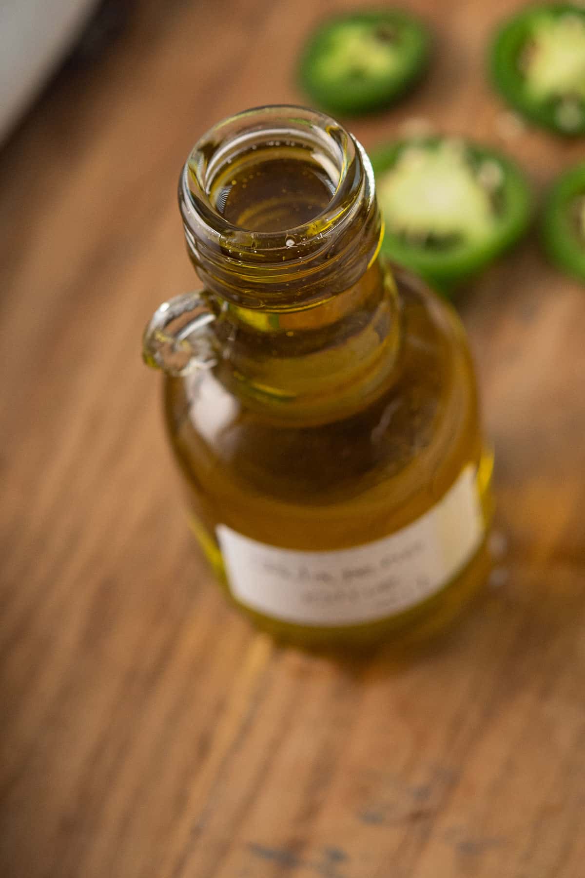 storing jalapeno infused olive oil