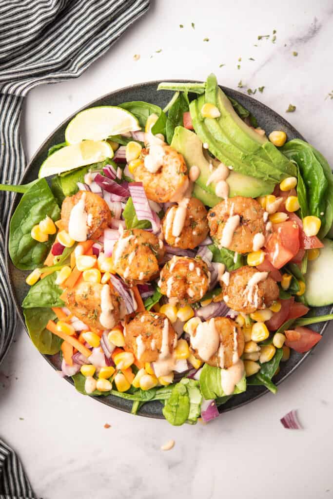 cajun shrimp in a plate