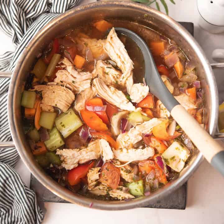 paprika chicken soup recipe is ready to enjoy