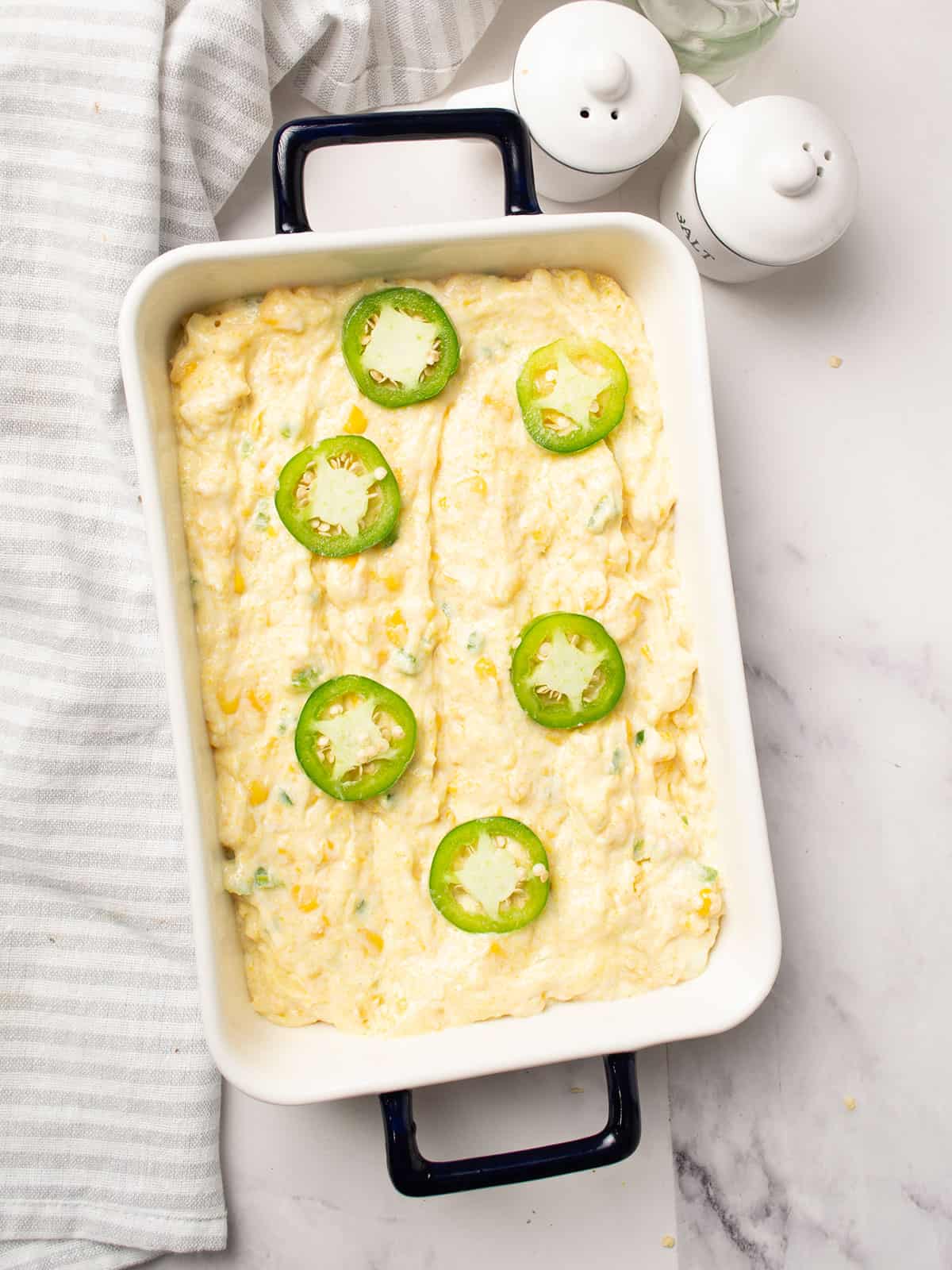 garnish with jalapeno slices