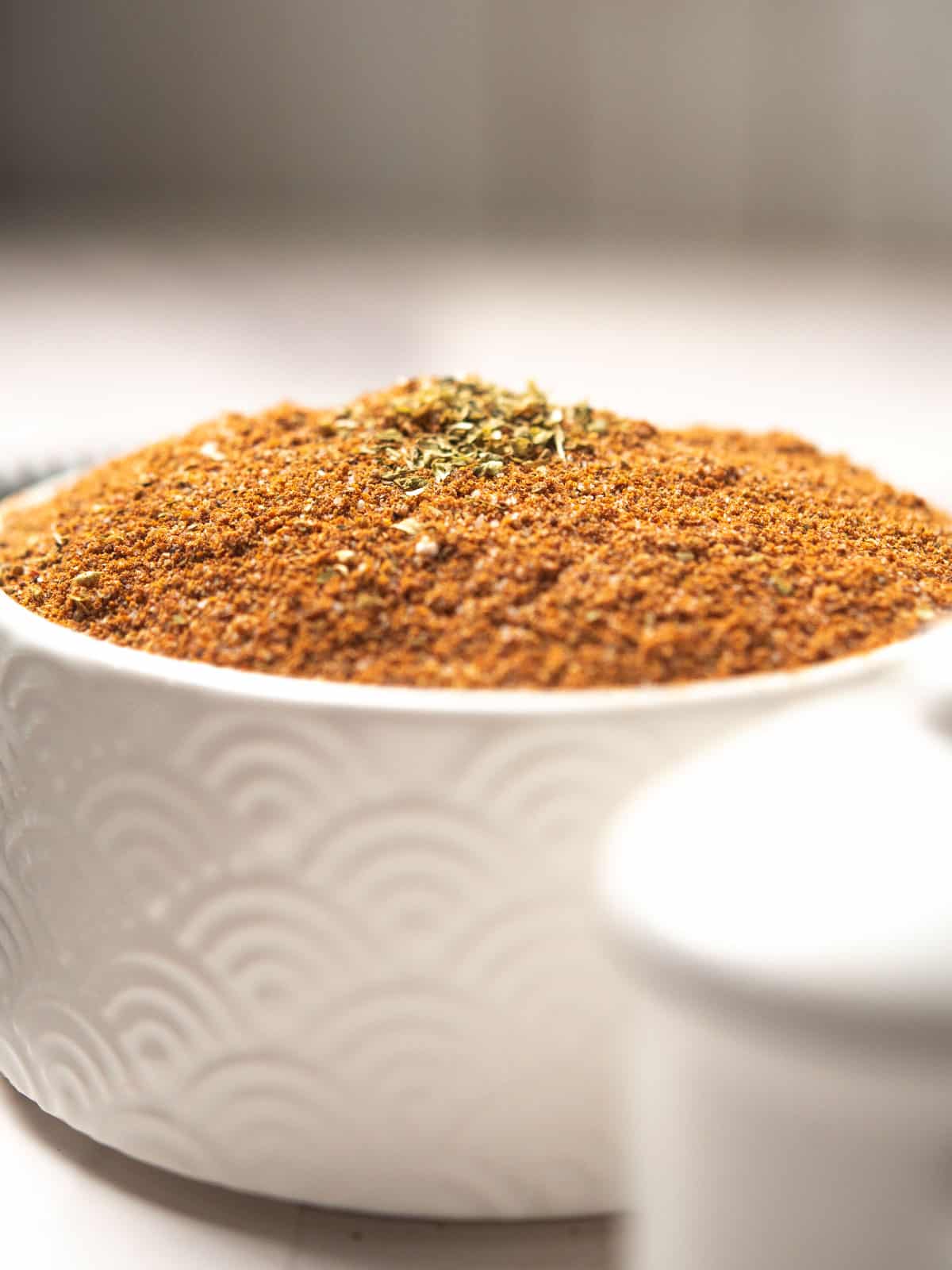 chicken taco seasoning stored in a bowl