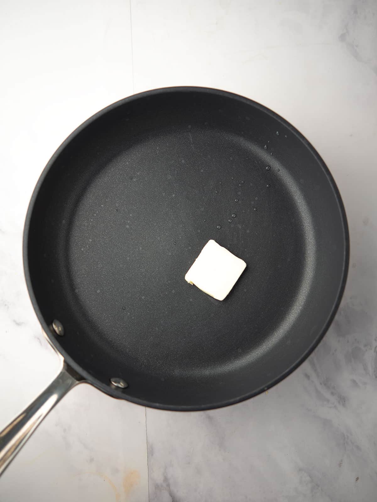 add butter to the skillet