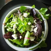 fresco salad served in a bowl for the dinner