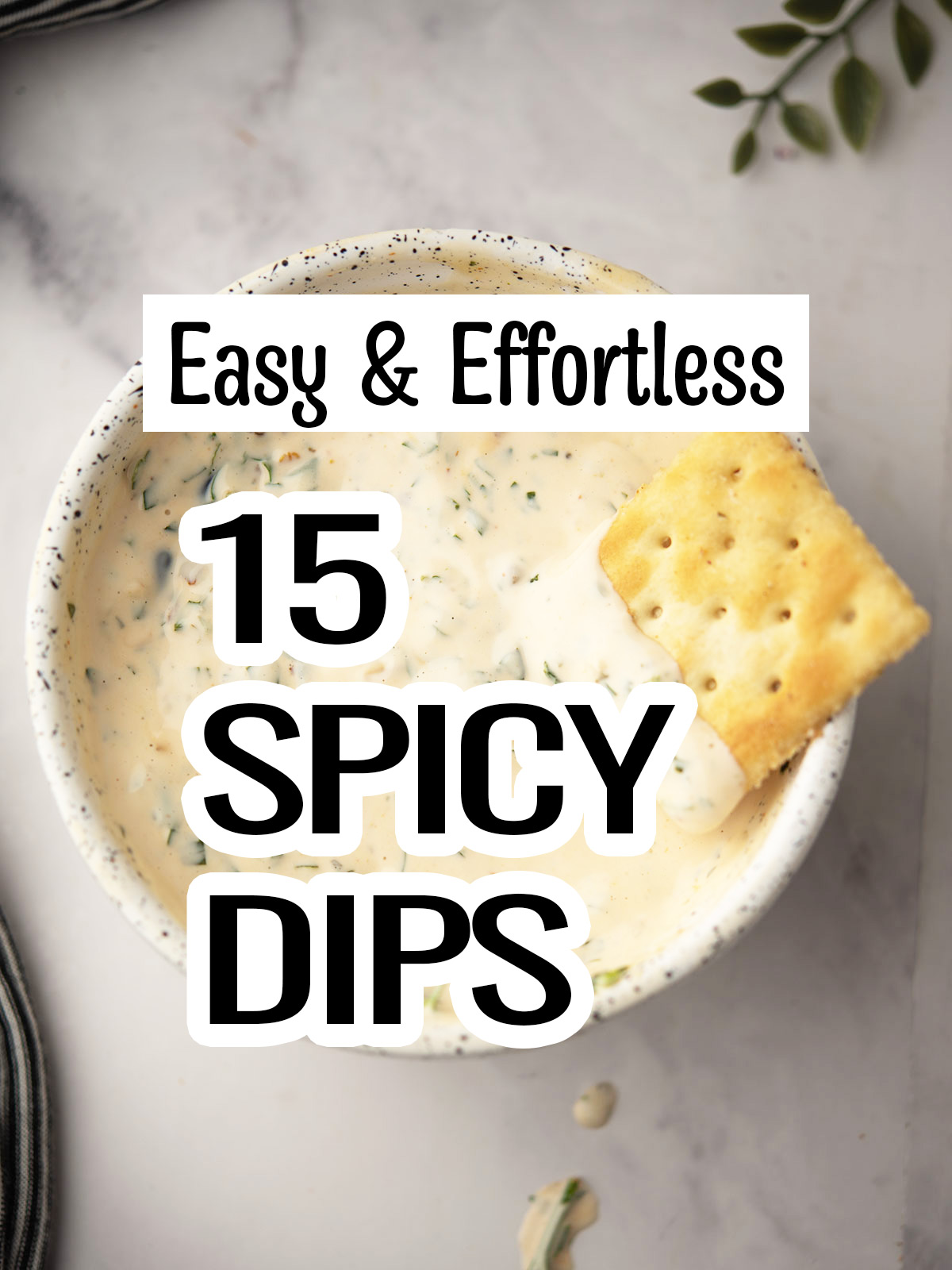 spicy dip recipes mentioned in text in the background of bowl of dipping sauce with crackers.