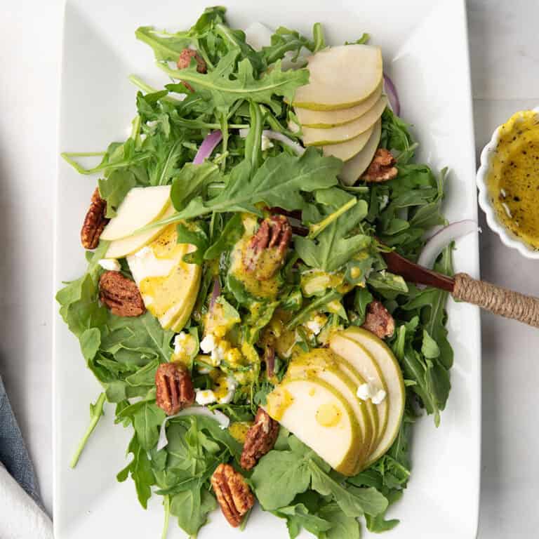 arugula pear salad recipe