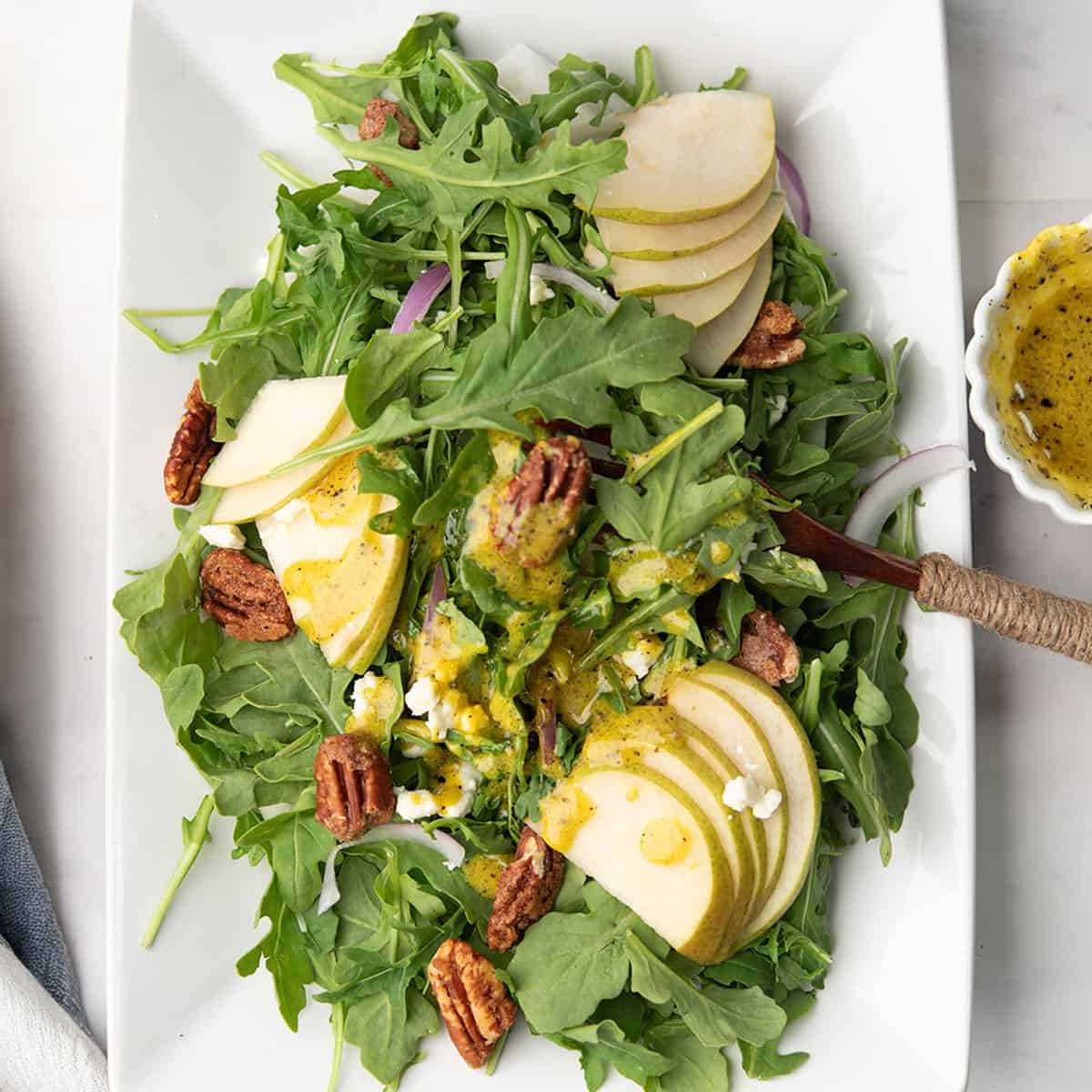 arugula pear salad recipe