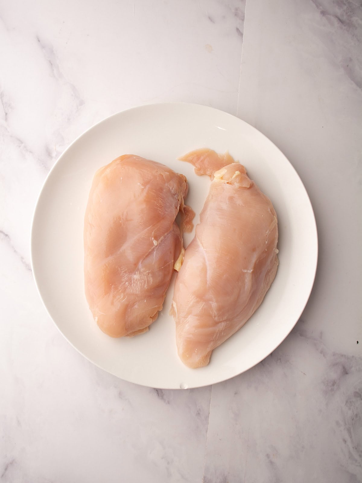 chicken breast placed in a plate
