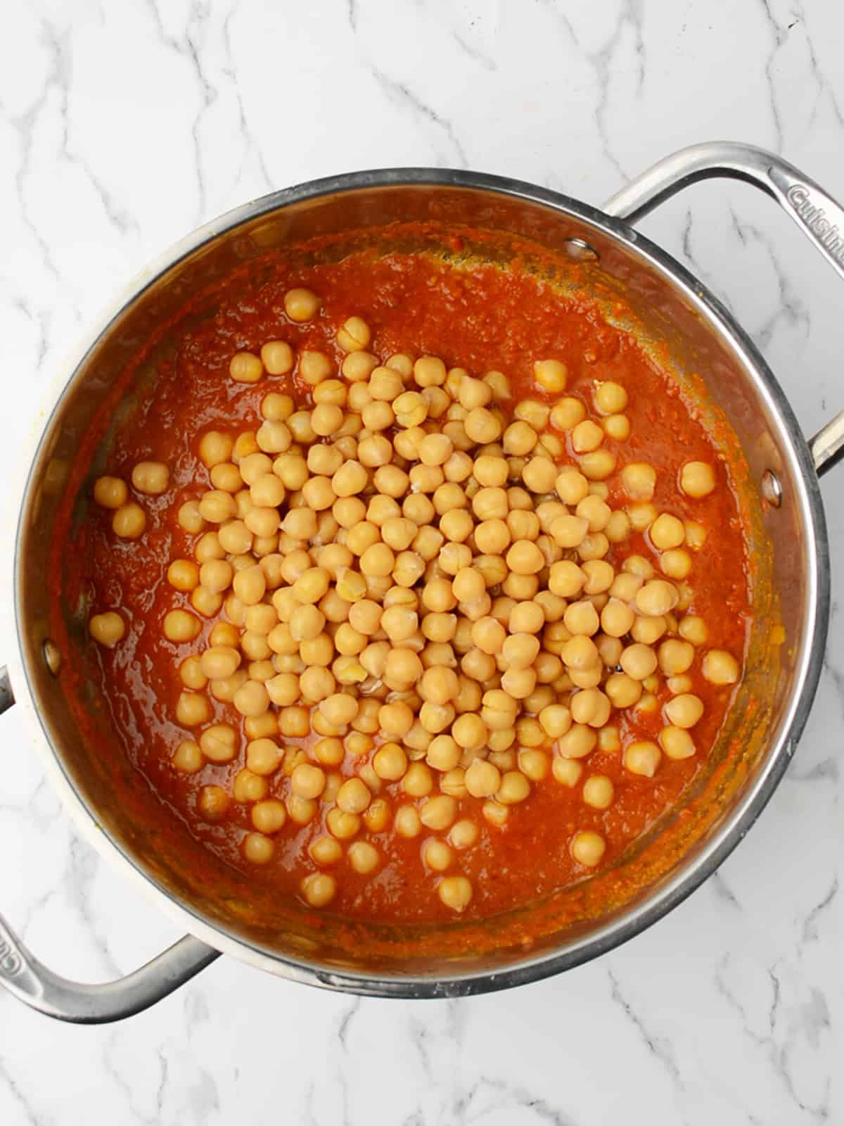 chickpea added