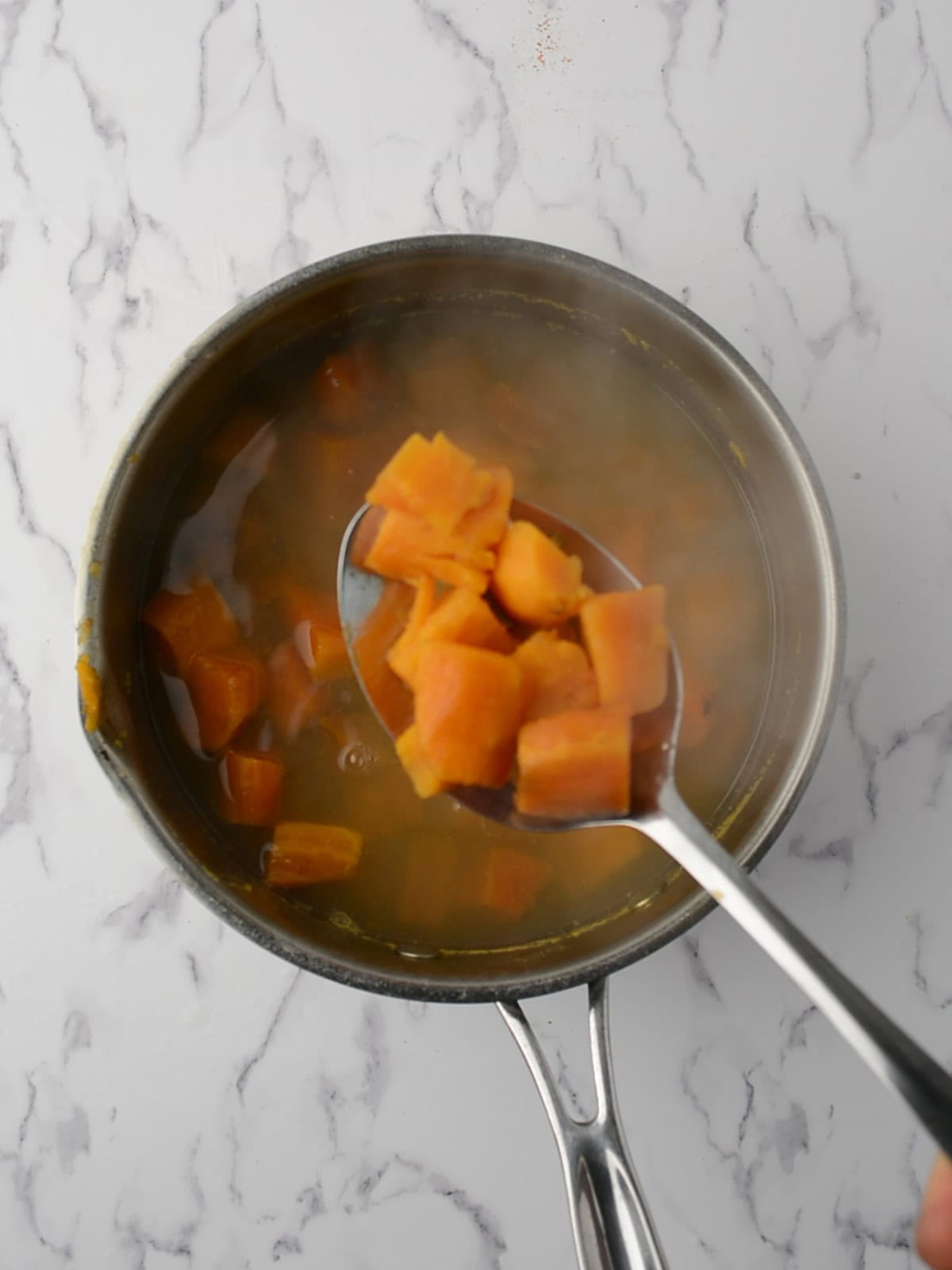 cooked sweet potatoes