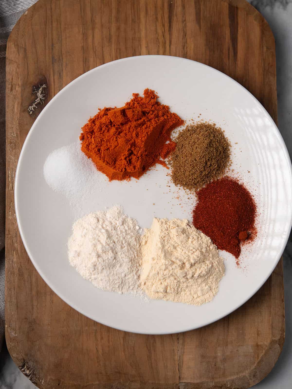 arranging the spices