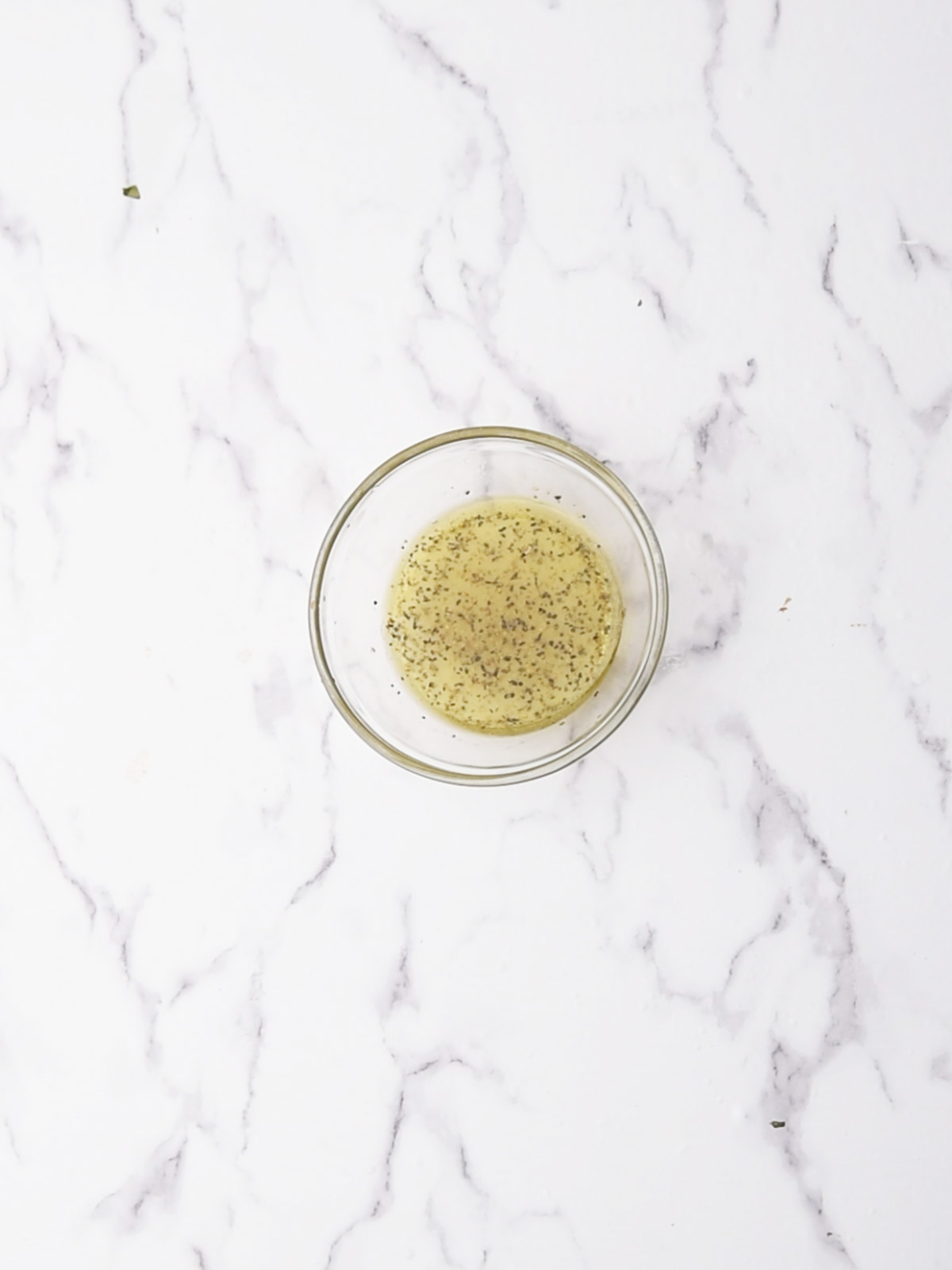 the lime vinaigrette is ready.