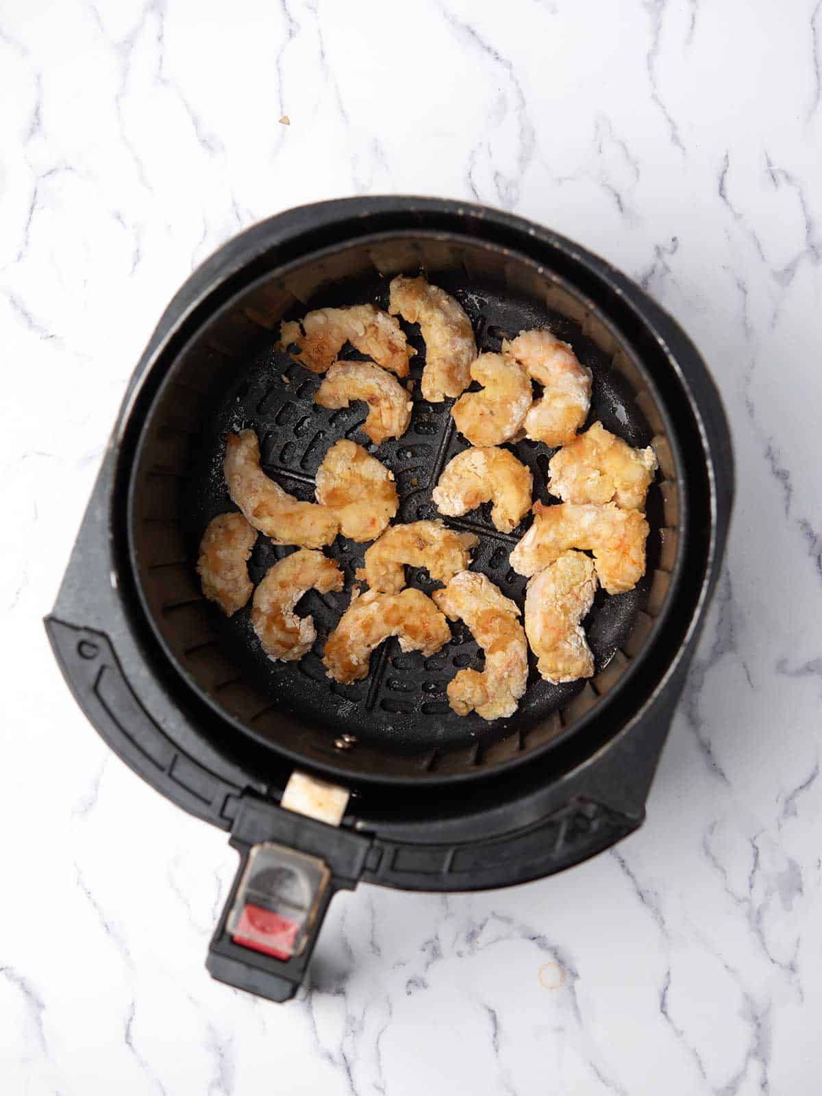 crispy firecracker shrimp airfried.