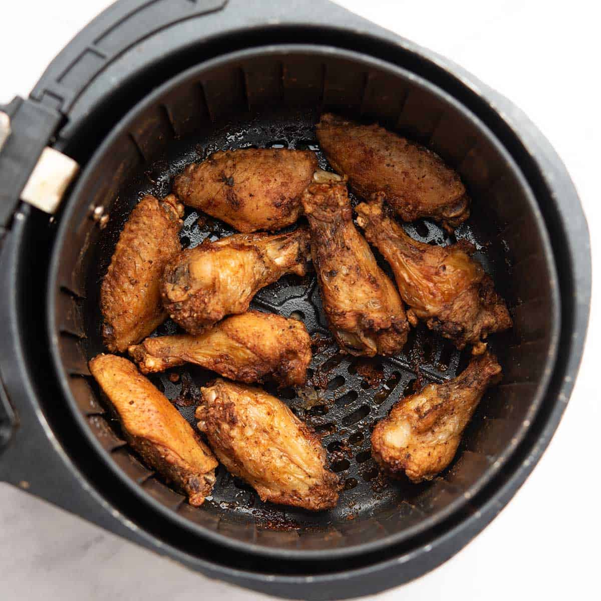 crispy lemon pepper wings in the air fryer.